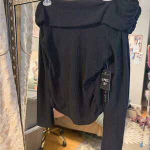 Madden Girl Black Knit Top